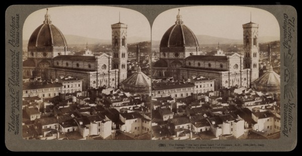 The Duomo the very great heart of Florence, Stereographic views of Italy, Underwood and Underwood, Underwood, Bert, 1862-1943