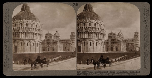 Three architectural gems, Stereographic views of Italy, Underwood and Underwood, Underwood, Bert, 1862-1943, stereograph