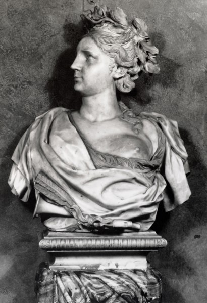 17th century marble bust School of Bernini, The French and Company photographic archive of fine and decorative arts, Gelatin
