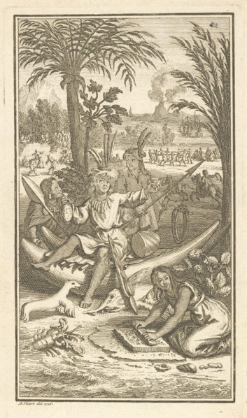Frontispiece, Relation du voyage de la mer du Sud aux cotes du Chili, du Perou, et du Bresil, fait pendant les années 1712, 1713