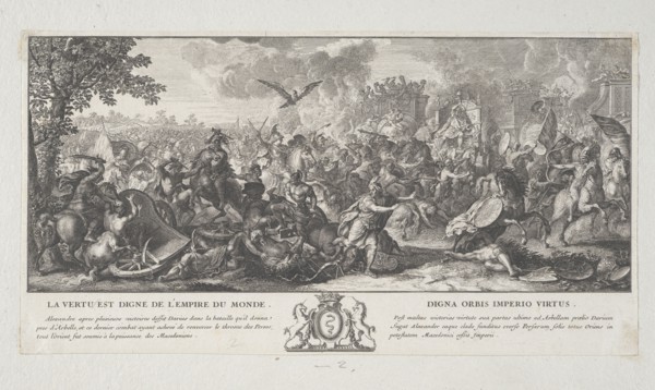 Defeat of Porus, La galerie de l'hostel royal des Goblins ou l'on fait voir a monseig.r Colbert, quelques actions d'Alexandre