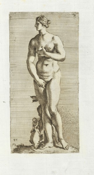 Venus Aphroditis in Hortis Mediceis, Segmenta nobilium signorum e statuaru, Perrier, François, 1590?-1656?, Engraving, 1638