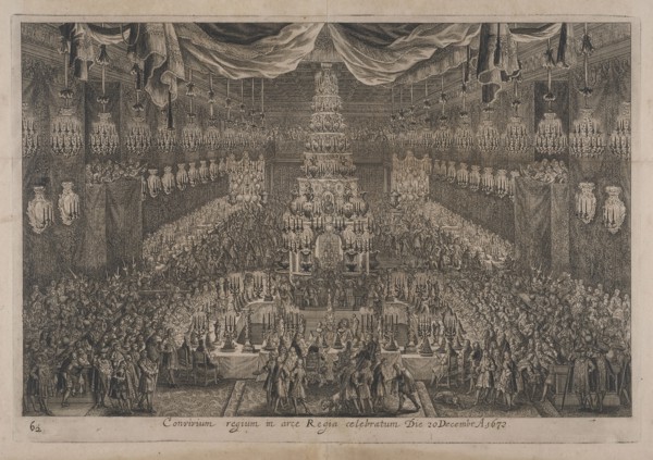 Convivium regium in arce Regia celebratum die 20 Decembr. a. 1672, Das grosse Carrosel und prächtige Ring-Rännen