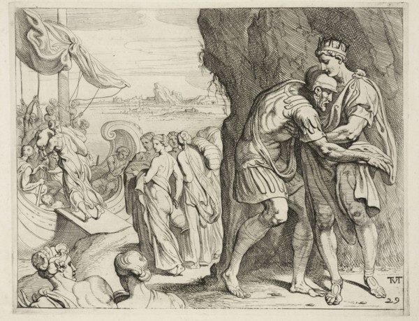 Plate 29, Les trauaux d'Vlysse, Abate, Nicolò dell', ca. 1509-1571, Primaticcio, Francesco, 1504-1570, Thulden, Theodoor van