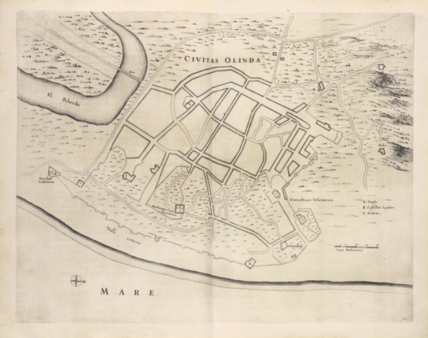 Civitas Olinda, Casparis Barlæi, rervm per octennivm in Brasilia et alibi nuper gestarum, Baerle, Caspar van, 1584-1648