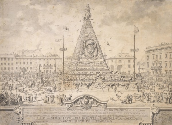esposta al saccheggio segvito il dì XIV febr' MDCCXXXII in testimonianza di givbilo della medessima per il felice arivo
