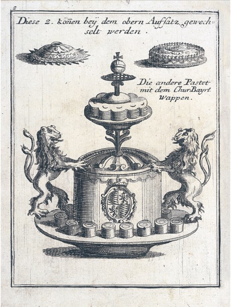 Die andere Pastet mit dem Chur. Bayre. Wappen, Neues saltzburgisches Koch-Buch: für hochfürstliche und andere vornehme Höfe