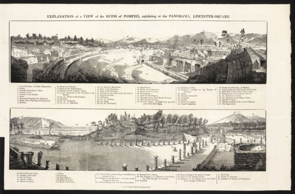 Explanation of a view of the ruins of Pompeii, exhibiting at the Panorama, Leicester-Square, Description of a second view