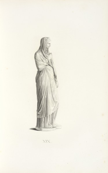 Herculaneum Woman, Augusteum, ou, description des monumens antiques qui se trouvent à Dresde, Becker, Wilhelm Gottlieb, 1753