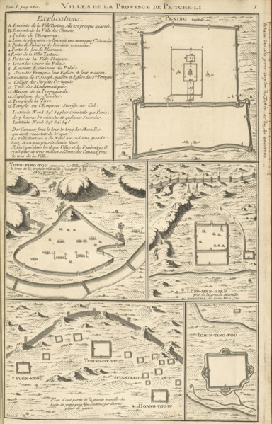 Villes de la province de Pe Tche-Li, Description geographique, historique, chronologique, politique, China