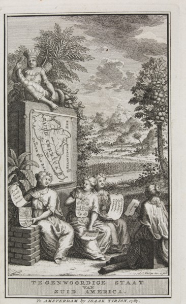 Tegenwoordige Staat van Zuid America, Gutierrez collection of maps and images of the Americas, ca. 1570-1904, Philips, J. C