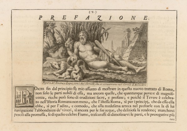 Prefazione, Delle magnificenze di Roma antica e moderna, Vasi, Giuseppe, 1710-1782, Engraving, 1747-1761, Preface, page 5