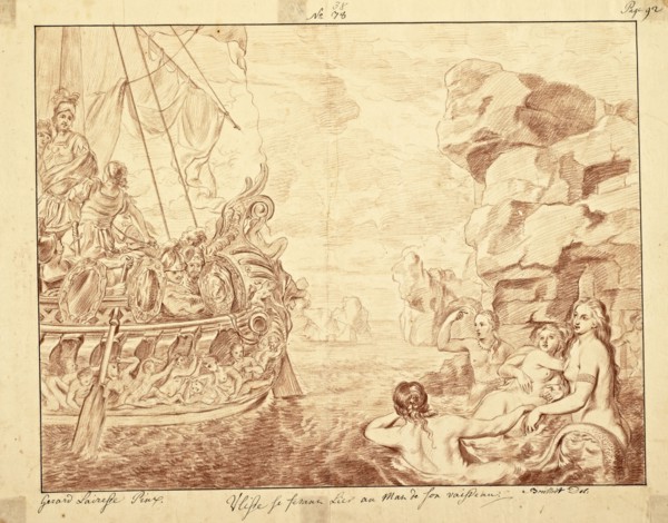 Catalogue raisonne et figure de ses tableaux, La Galerie Électorale de Düsseldorf, Pigage, Nicolas de, 1723-1796, Red crayon