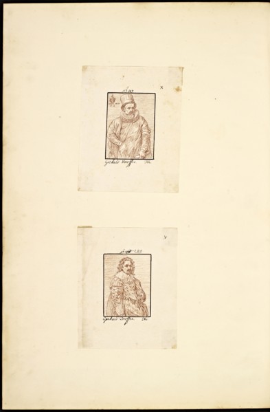 Catalogue raisonne et figure de ses tableaux, La Galerie Électorale de Düsseldorf, Pigage, Nicolas de, 1723-1796, Red crayon