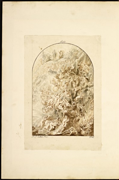 Catalogue raisonne et figure de ses tableaux, La Galerie Électorale de Düsseldorf, Pigage, Nicolas de, 1723-1796, Red crayon