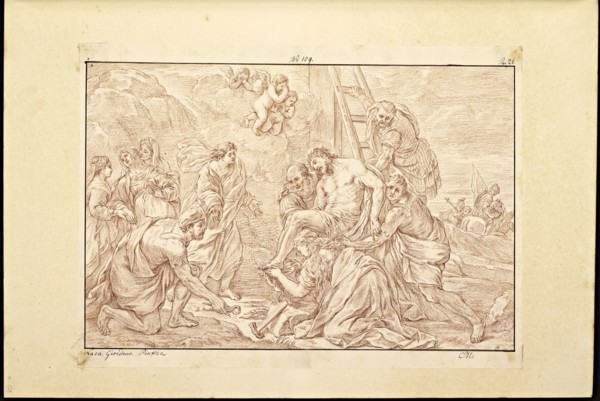 Catalogue raisonne et figure de ses tableaux, La Galerie Électorale de Düsseldorf, Pigage, Nicolas de, 1723-1796, Red crayon