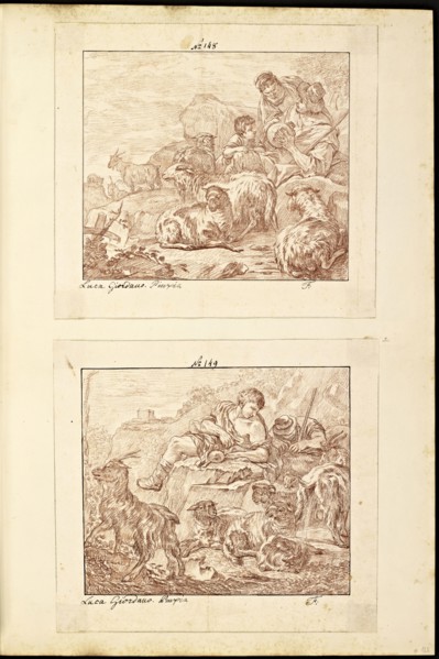 Catalogue raisonne et figure de ses tableaux, La Galerie Électorale de Düsseldorf, Pigage, Nicolas de, 1723-1796, Red crayon