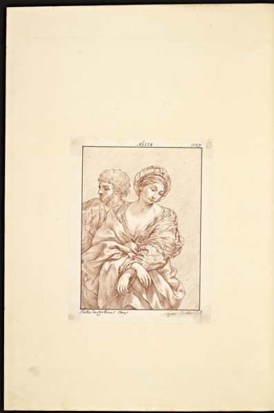Catalogue raisonne et figure de ses tableaux, La Galerie Électorale de Düsseldorf, Pigage, Nicolas de, 1723-1796, Red crayon