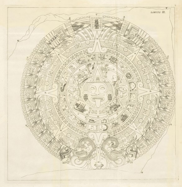 Plate 3, Descripción histórica y cronológica de las dos piedras que con ocasión del nuevo empedrado que se está formando