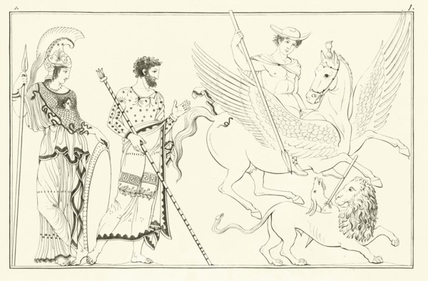 Collection of engravings from ancient vases mostly of pure Greek workmanship discovered in sepulchres in the kingdom