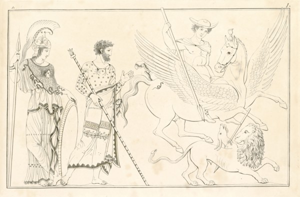 Collection of engravings from ancient vases mostly of pure Greek workmanship discovered in sepulchres in the kingdom
