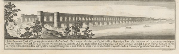 Vüe du grand pont d'Ispahan, Entwurff einer historischen Architectur