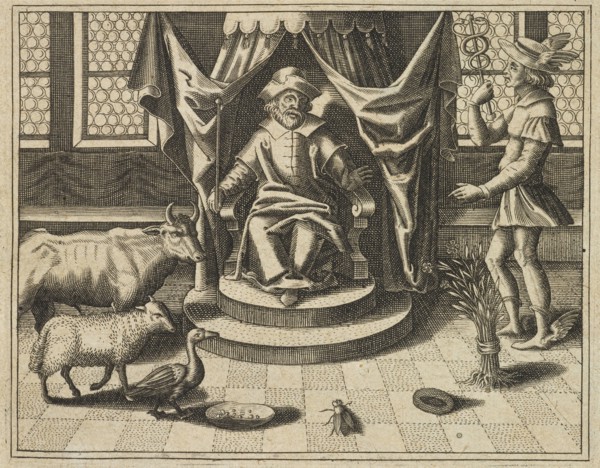 Title page vignette, Lvsvs serivs: quo Hermes sive Mercurius rex mundanorum omnium sub homine existentium, post longam