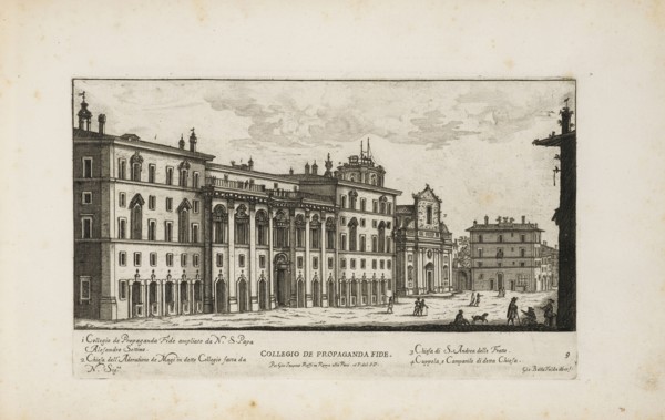 Collegio de propaganda fide, Il nvovo teatro delle fabriche et edifici in prospettiva di Roma moderna sotto il felice