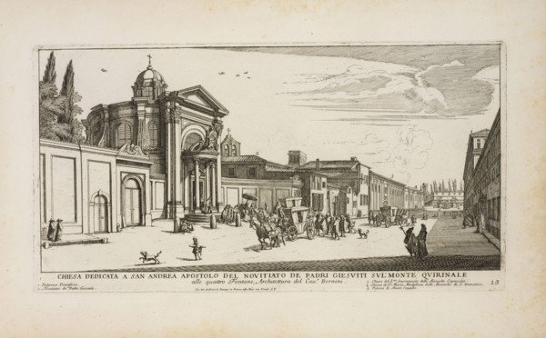 Chiesa dedicata a San Andrea apostolo del novitiato de padri giesuiti sul'Monte Quirinale, Il nvovo teatro delle fabriche
