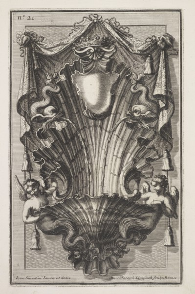 Disegni diversi inventati e delineati da Giovanni Giardini da Forlí, argentiere del Palazzo Apostolicou