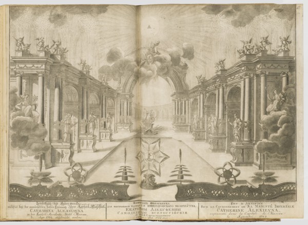 Fireworks displays in eighteenth century Russia, 1740-1796