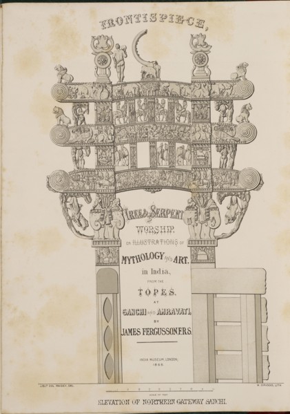 Frontispiece, Tree and serpent worship: or, Illustrations of mythology and art in India in the first and fourth centuries after