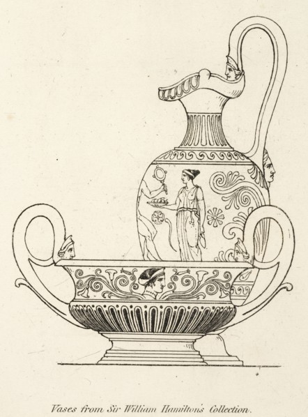 Plate 11. Vases from Sir William Hamilton's Collection, A collection of antique vases, altars, paterae, tripods, candelabra