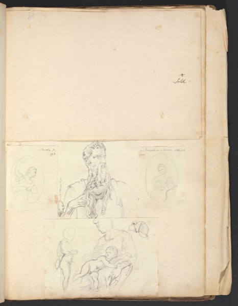 Sketches G. Hayter, Hayter, Sir George, 1792-1871, graphite, ink, watercolor, 1816