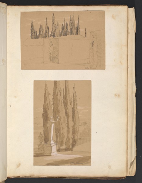 Sketches G. Hayter, Hayter, Sir George, 1792-1871, graphite, ink, watercolor, 1816