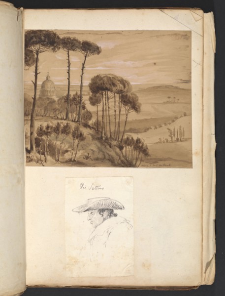Sketches G. Hayter, Hayter, Sir George, 1792-1871, graphite, ink, watercolor, 1816