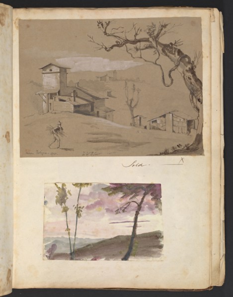 Sketches G. Hayter, Hayter, Sir George, 1792-1871, graphite, ink, watercolor, 1816