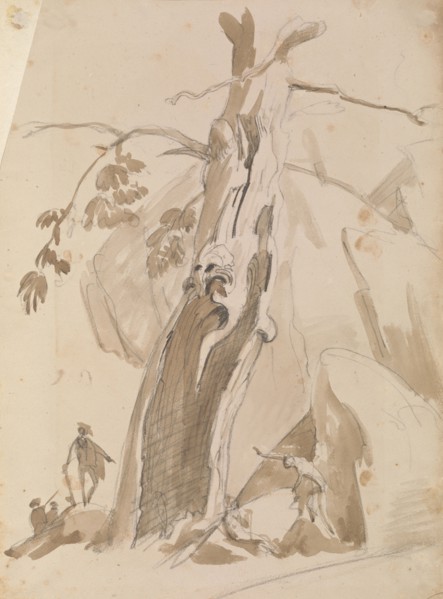 Sketches G. Hayter, Hayter, Sir George, 1792-1871, graphite, ink, watercolor, 1816