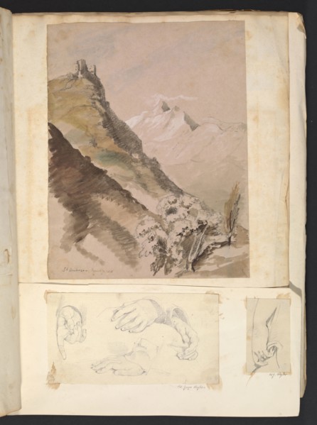 Sketches G. Hayter, Hayter, Sir George, 1792-1871, graphite, ink, watercolor, 1816
