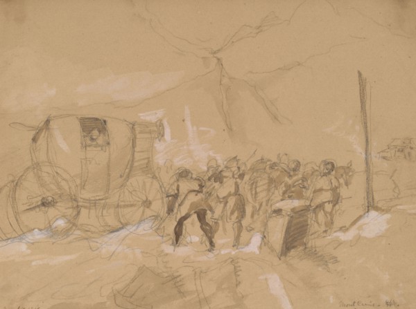 Sketches G. Hayter, Hayter, Sir George, 1792-1871, graphite, ink, watercolor, 1816