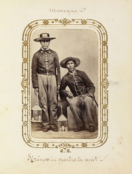 Album of Mexican and French cartes-de-visite, between 1861-1880