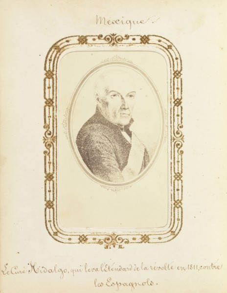 Album of Mexican and French cartes-de-visite, between 1861-1880