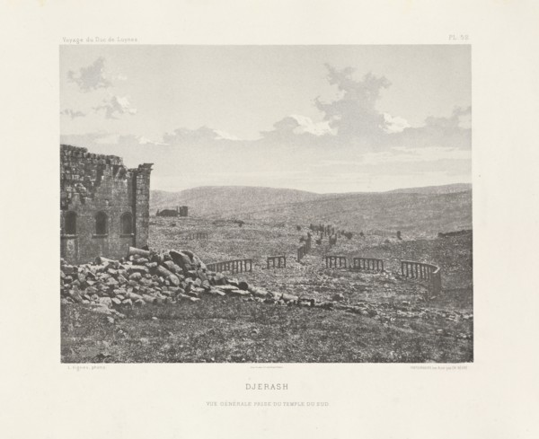 Djerash, Voyage d'exploration à la mer Morte, à Petra, et sur la rive gauche du Jourdain, Albert, Honoré Paul Joseph d', duc de