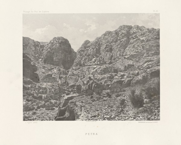 Petra, Voyage d'exploration à la mer Morte, à Petra, et sur la rive gauche du Jourdain, Albert, Honoré Paul Joseph d', duc de