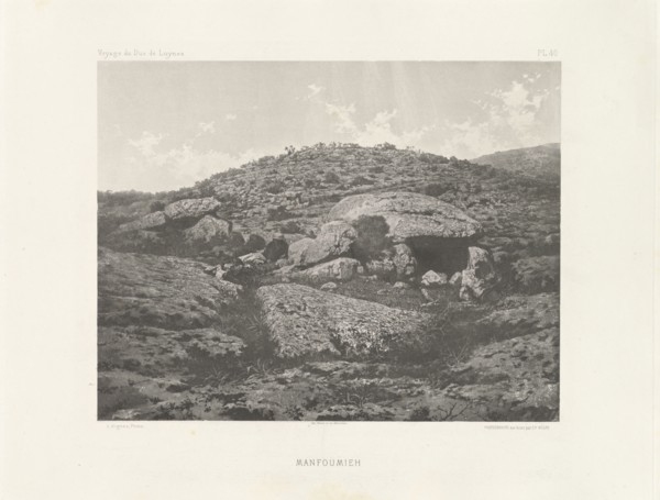 Manfoumieh, Voyage d'exploration à la mer Morte, à Petra, et sur la rive gauche du Jourdain, Albert, Honoré Paul Joseph d', duc