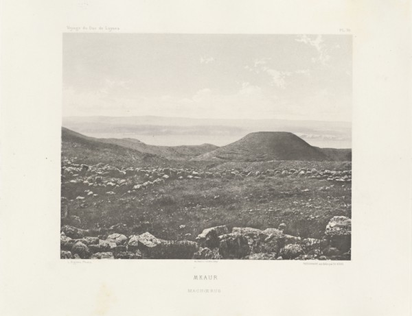 Mkaur, Voyage d'exploration à la mer Morte, à Petra, et sur la rive gauche du Jourdain, Albert, Honoré Paul Joseph d', duc de