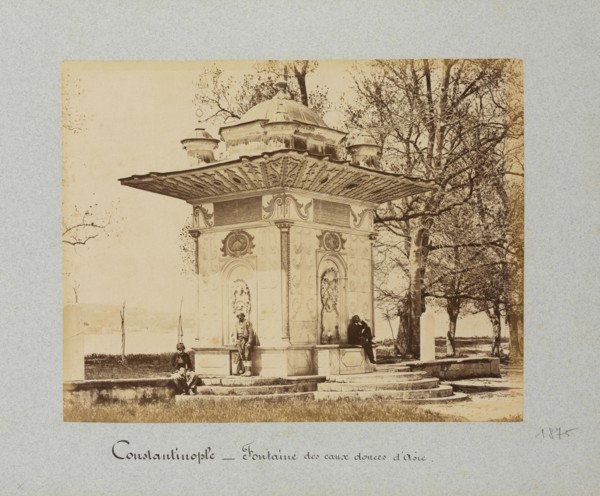 Constantinople fountain, Istanbul Turkey, 1852-1950