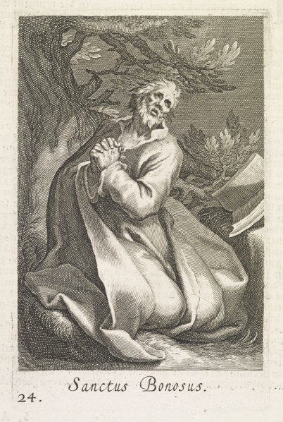 Sanctus Bonosus, 'tBosch der eremyten ende eremytinnen, van Aegypten ende Palestinen: met figuren, Bloemaert, Abraham, 1564-1651