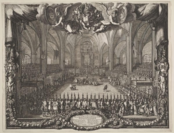 Solennis coronatio serenissimae principis ac dominae d.nae Hedwigis Eleonorae, Le Pautre, Jean, ca. 1668