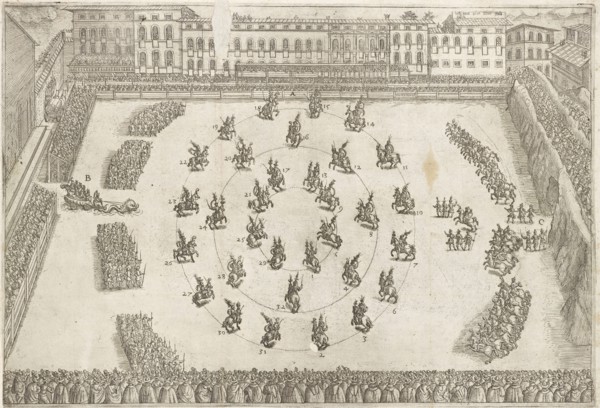 Giostra dei venti, Greuter, Mathieu, 1564-1638, 1608